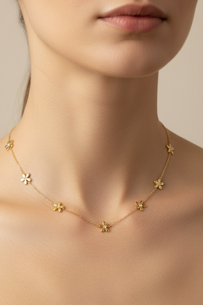 Flower necklace
