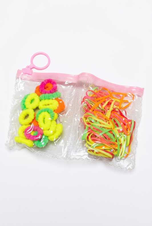 Fluorescent hair accessories