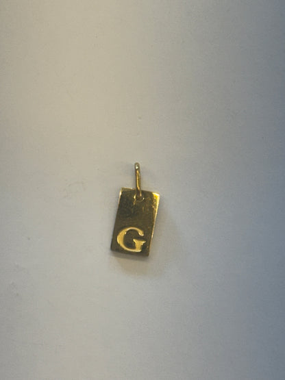 G letter charm