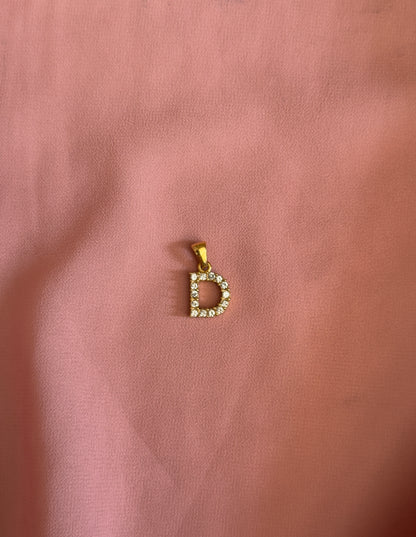 D letter pendant