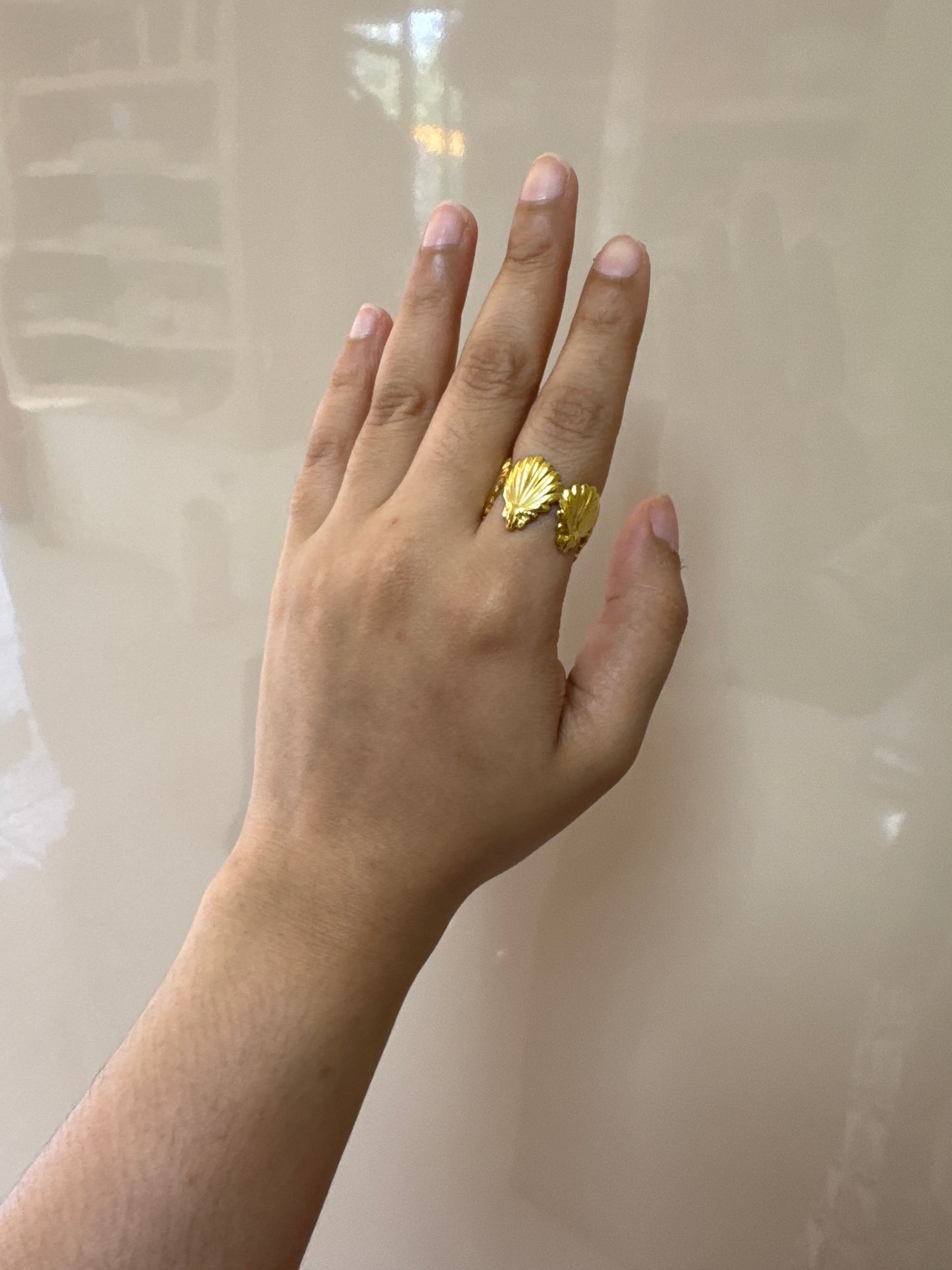 Adjustable Bold Gold Ring