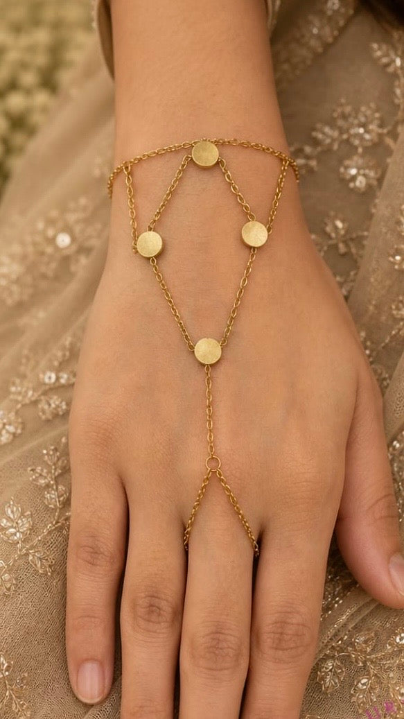 Gold hand set