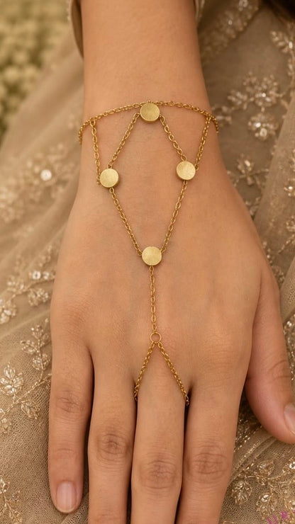 Gold hand set