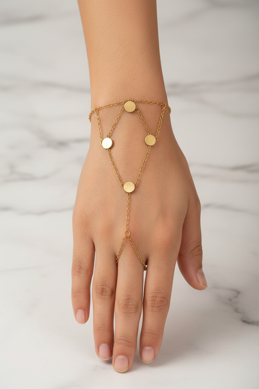 Gold hand set