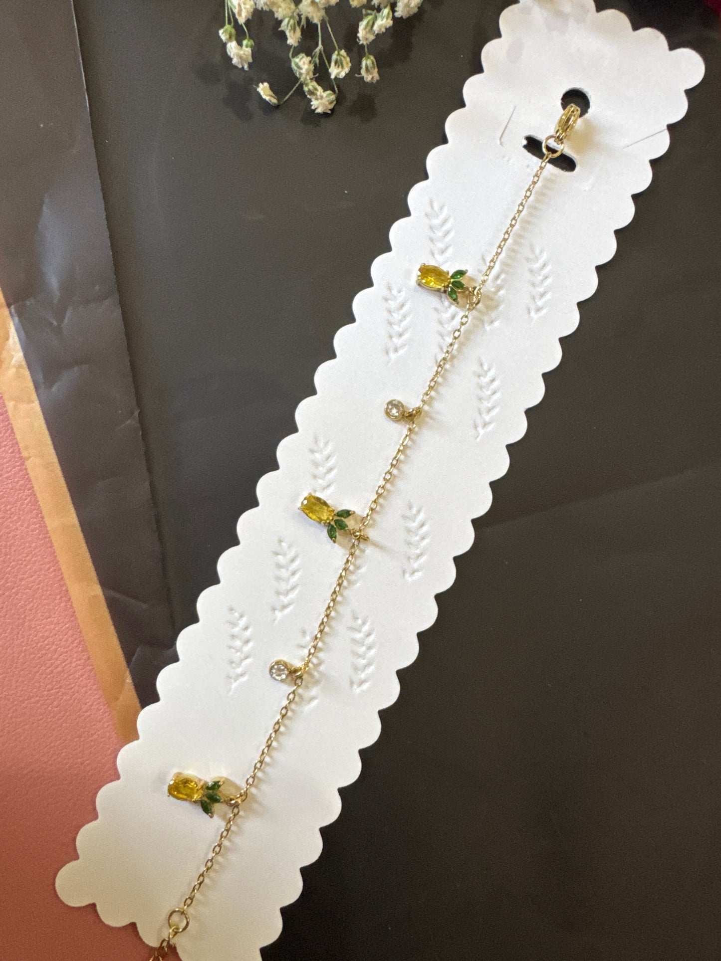 Pineapple Bracelet-Gold