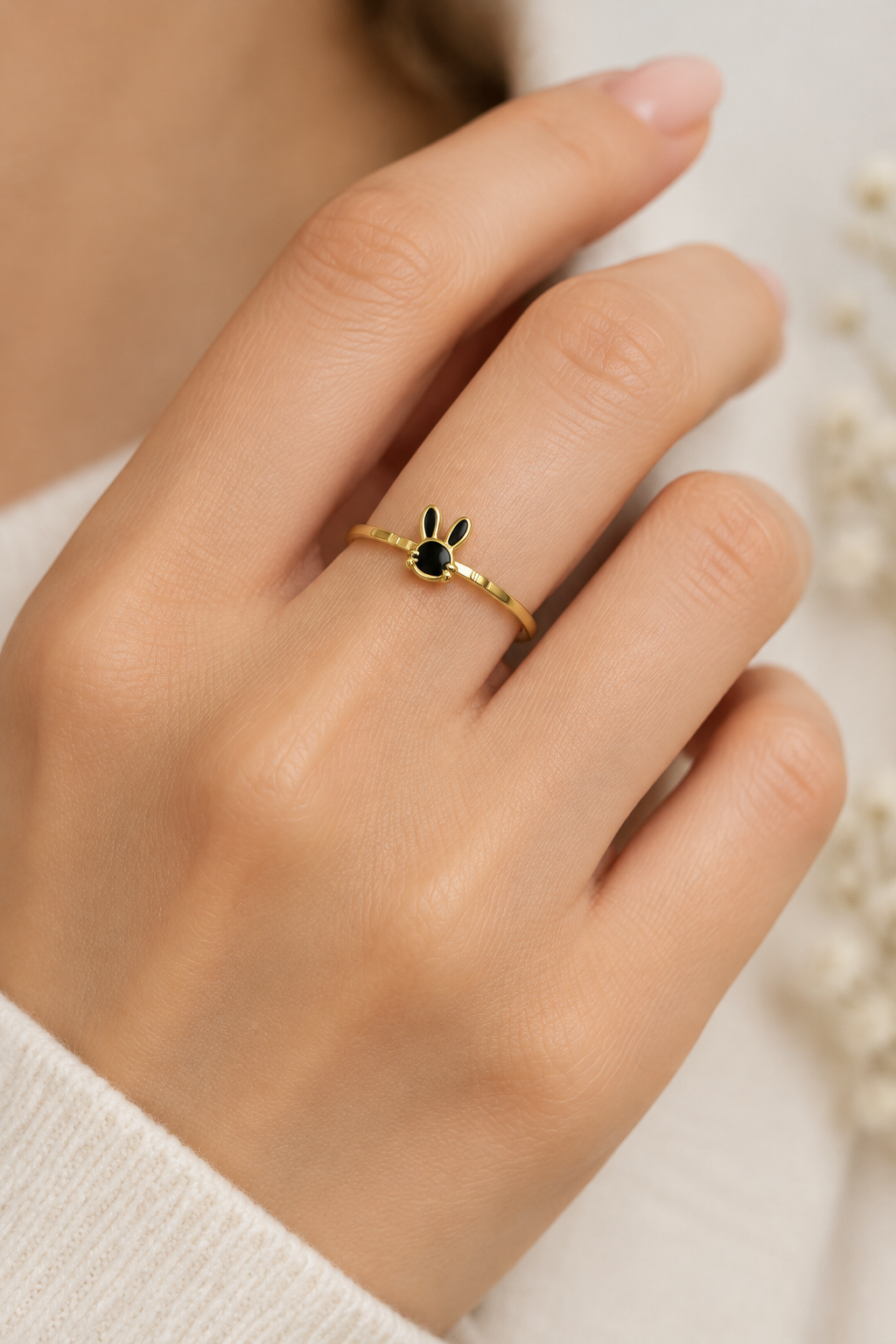 Bunny Stackable ring