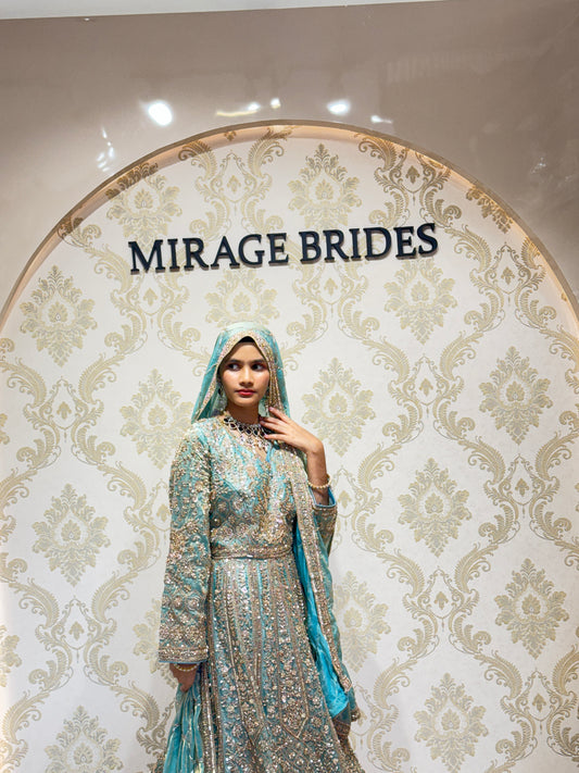 Noor e Feroza Designer Hand Crafted Gown