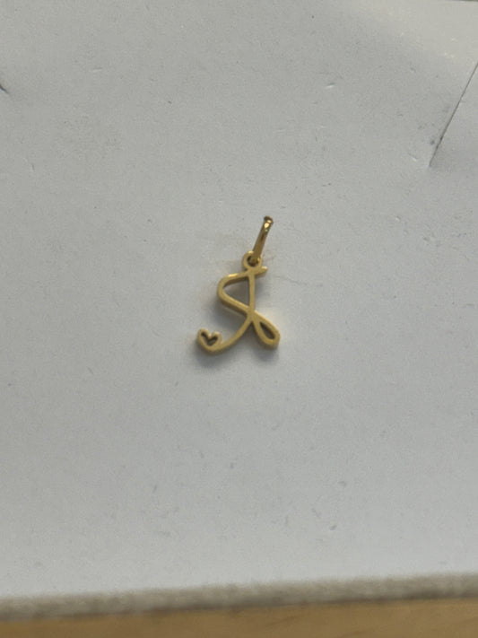 R letter charm
