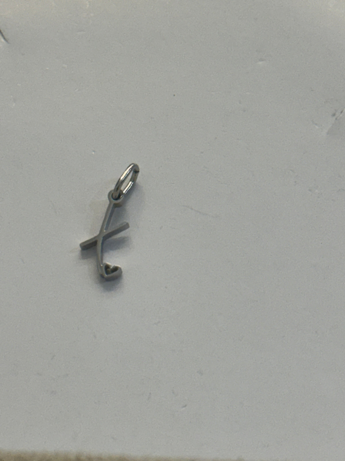 X letter charm