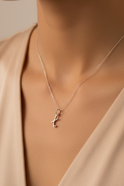 X letter charm