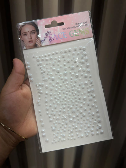Face, Hair & Body Gem Stickers