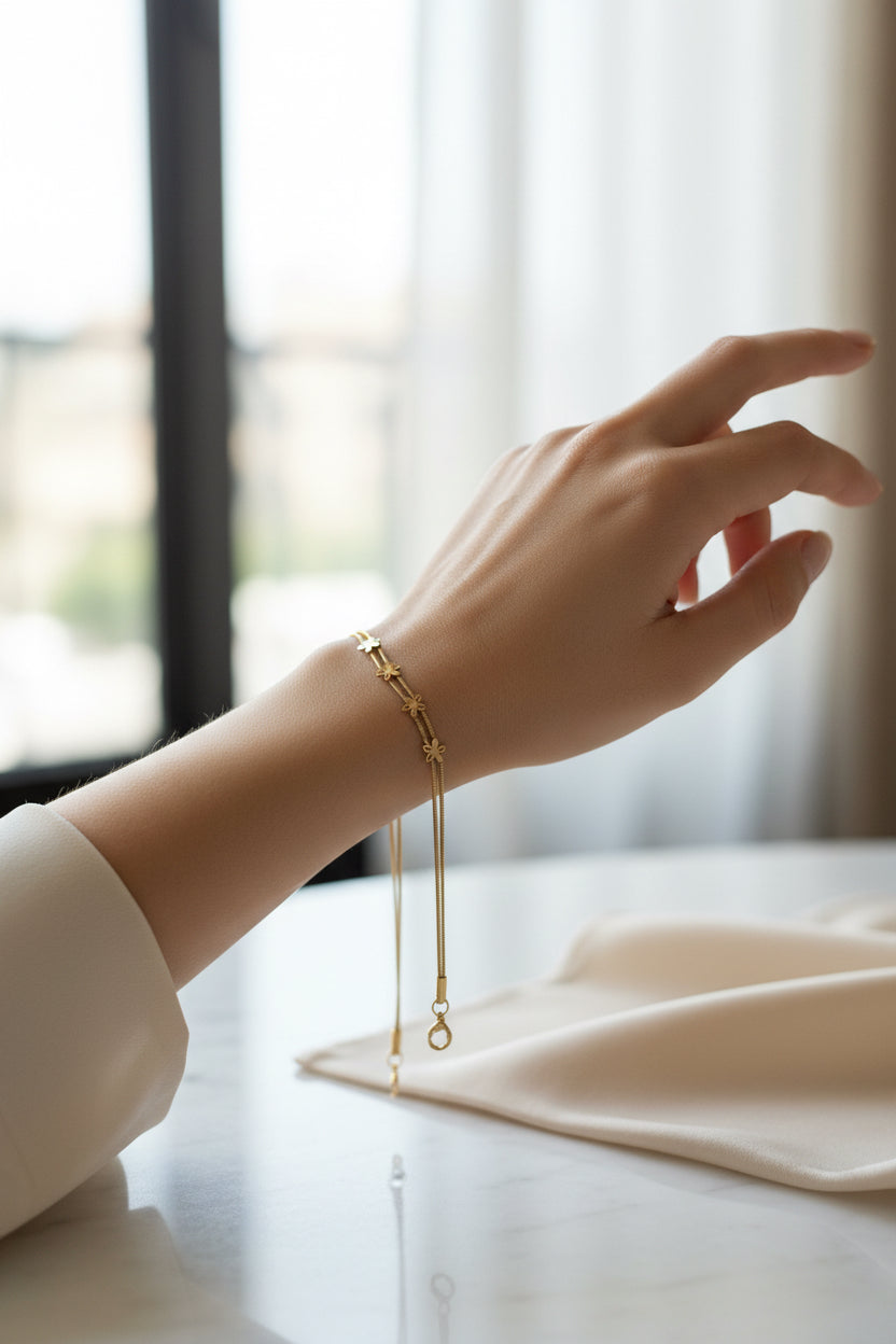 Flower bracelet