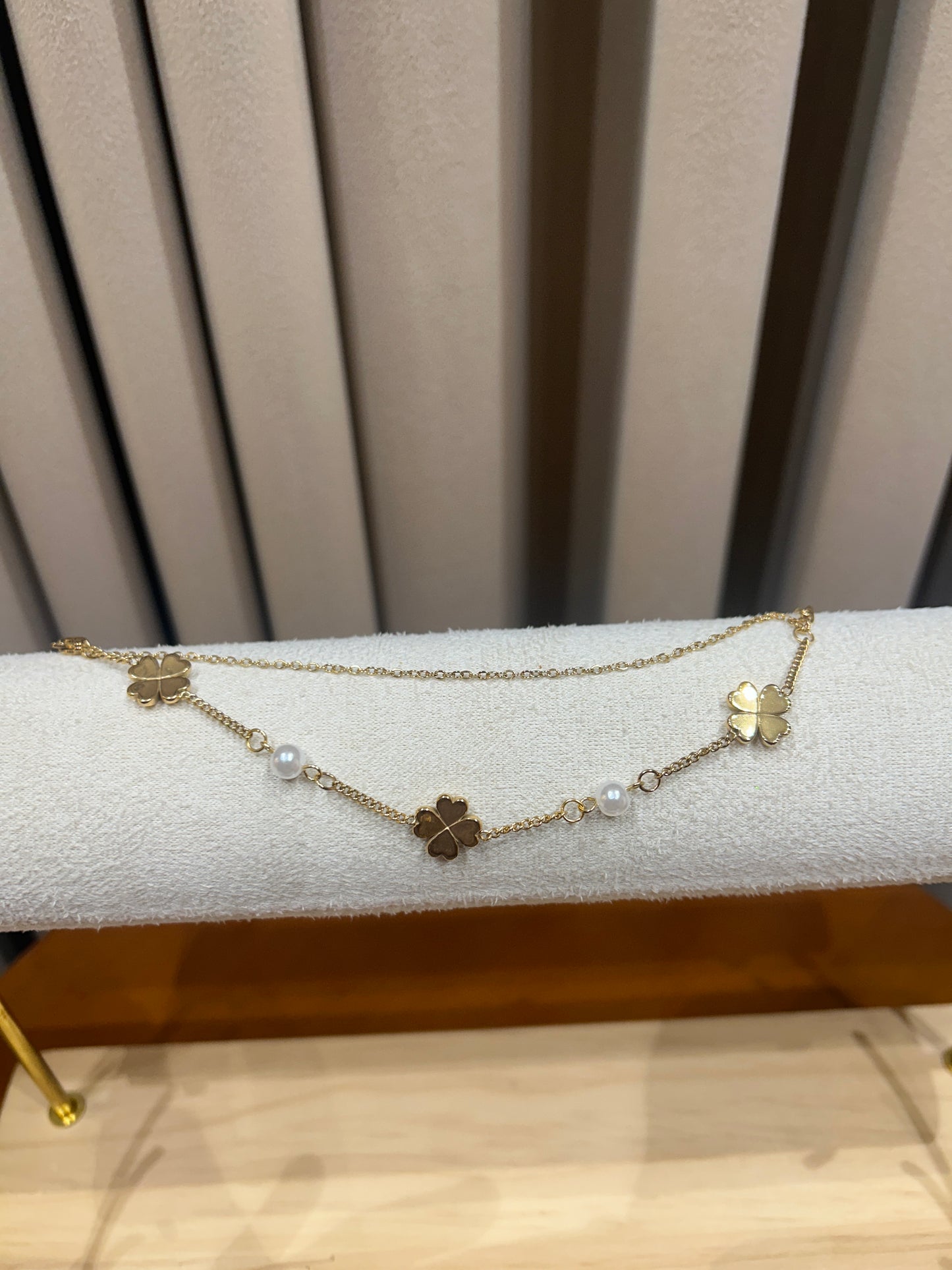 Double layer bracelet