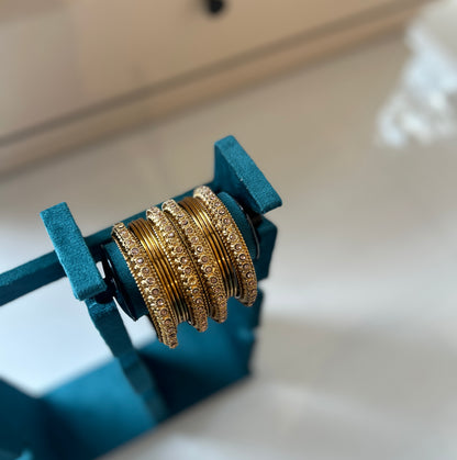 Gilded Reverie Stack bangle