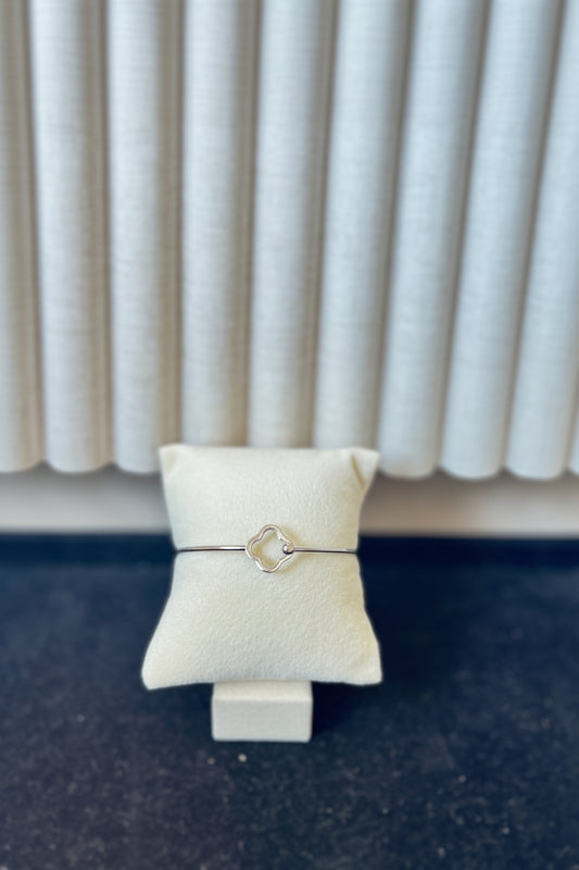 Celeste Silver Bangle