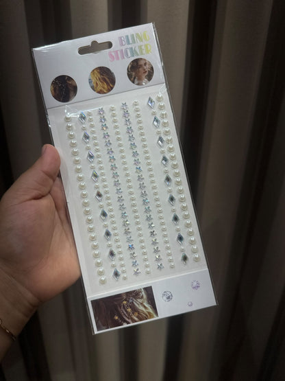 Face, Hair & Body Gem Stickers