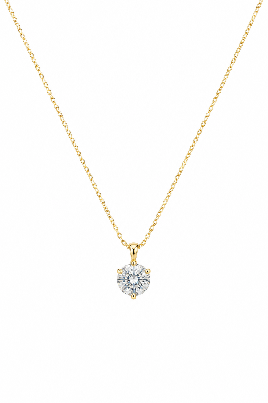 White stone necklace