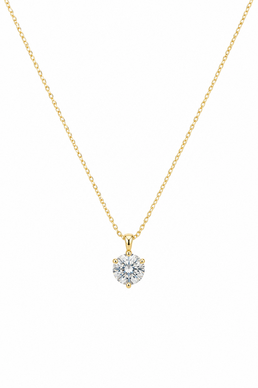 White stone necklace
