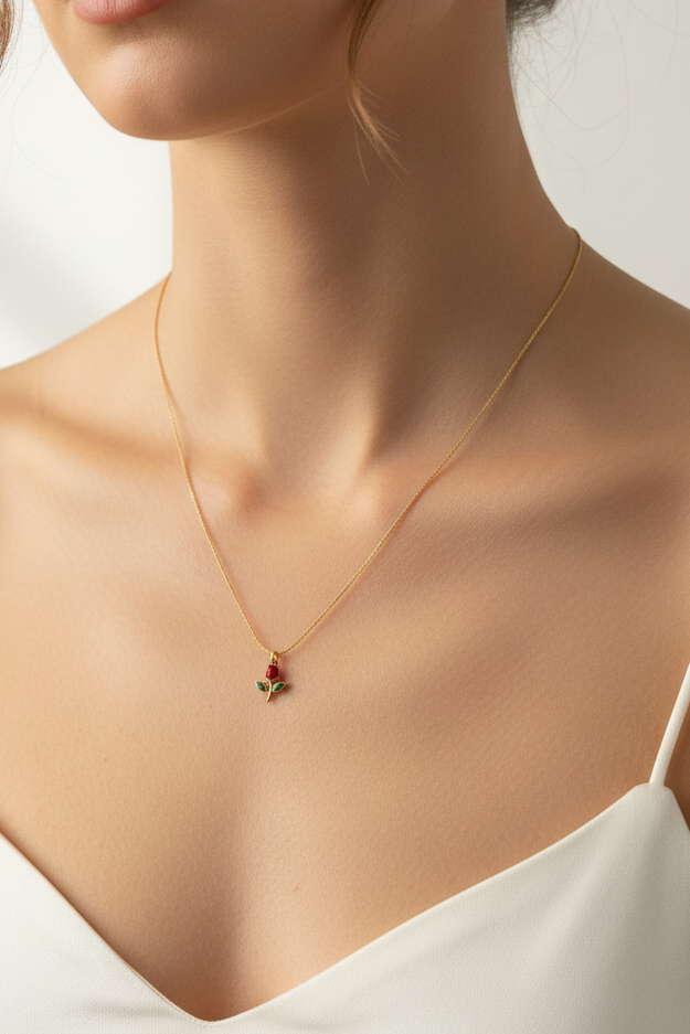 Tulip necklace