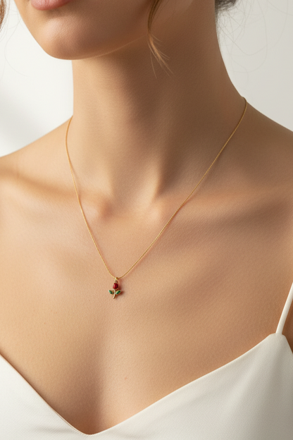 Tulip necklace