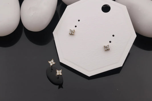 Stone Stud Earring