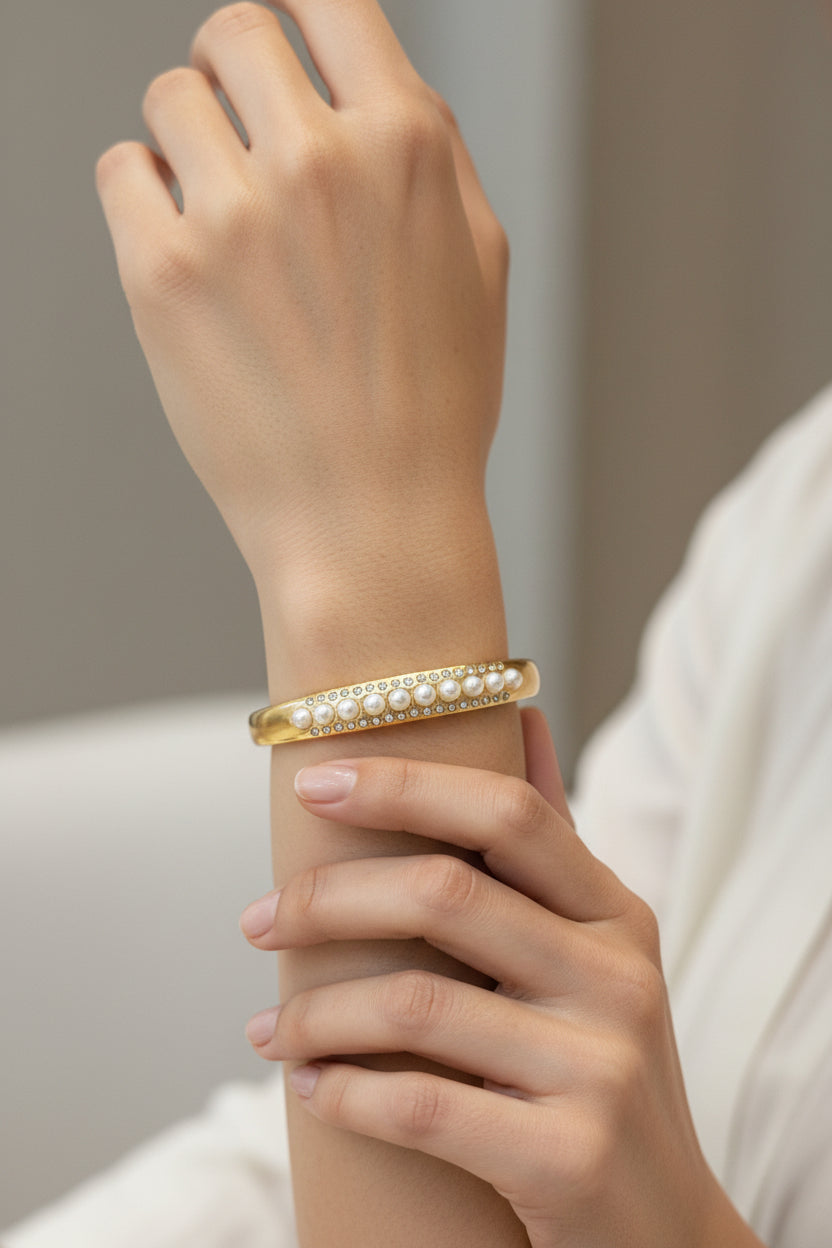 Pearl Whisper Bangle