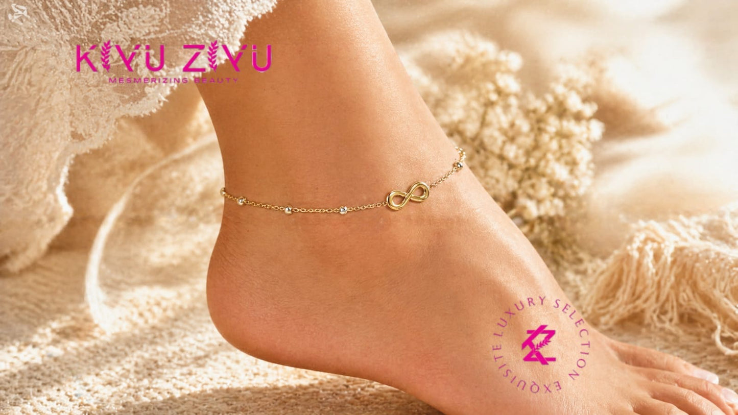 Infinity Gold  Anklet