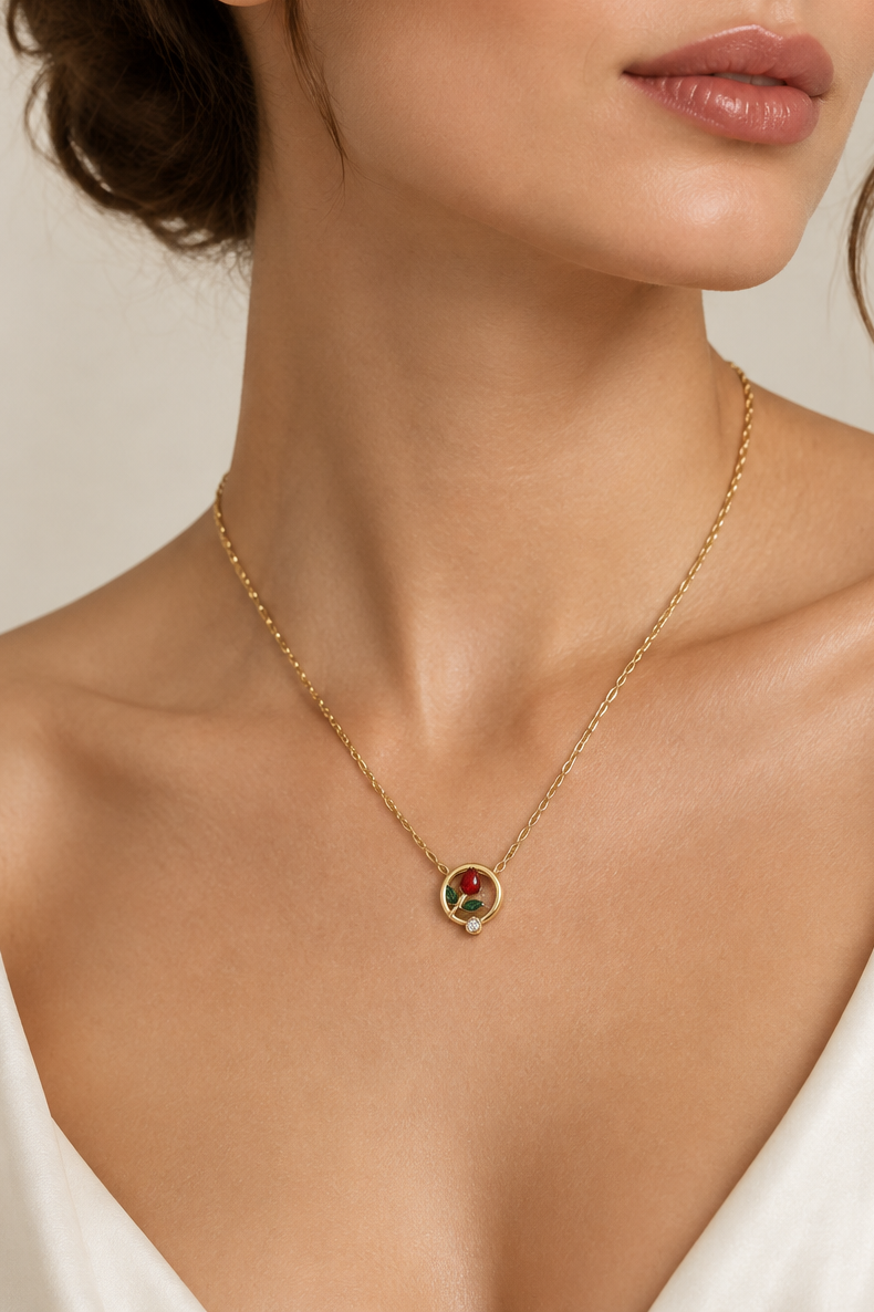 Tulip necklace