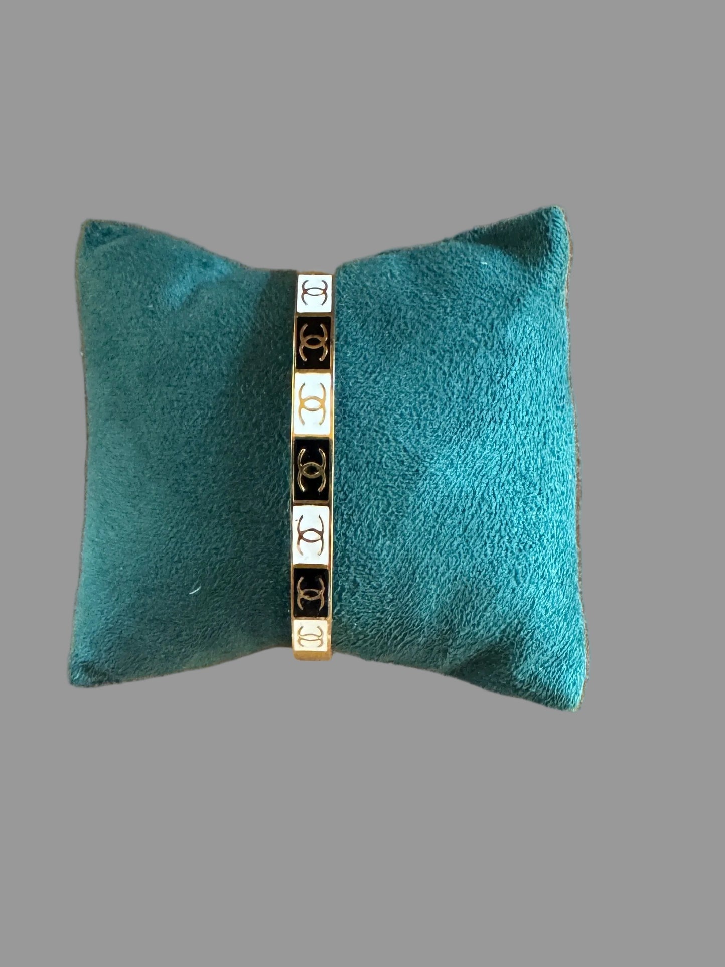 Designer Logo Tile Bracelet