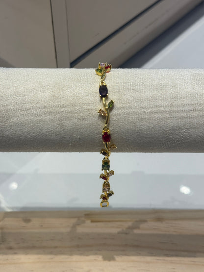 Tulip multi colour bracelet( adult size)