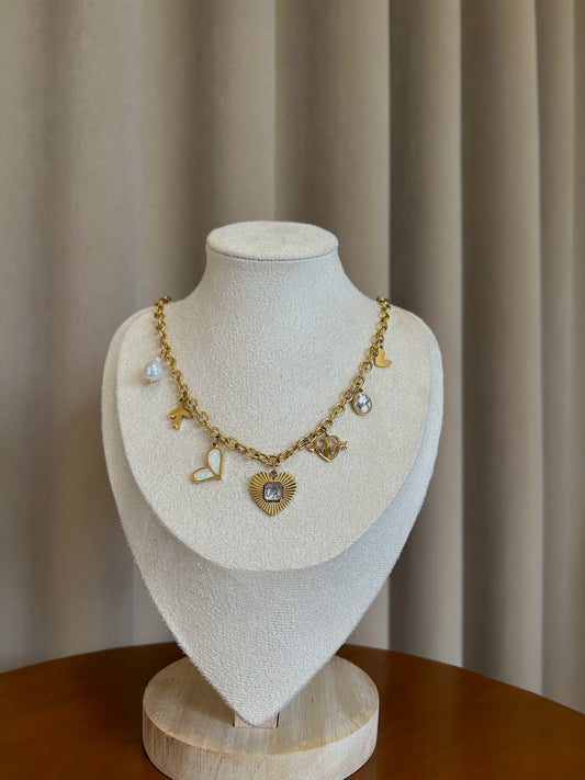 Celeste Multi-Charm Necklace