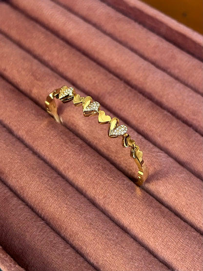Baby sized heart bangle