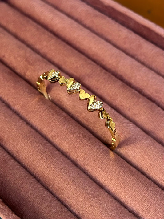 Baby sized heart bangle