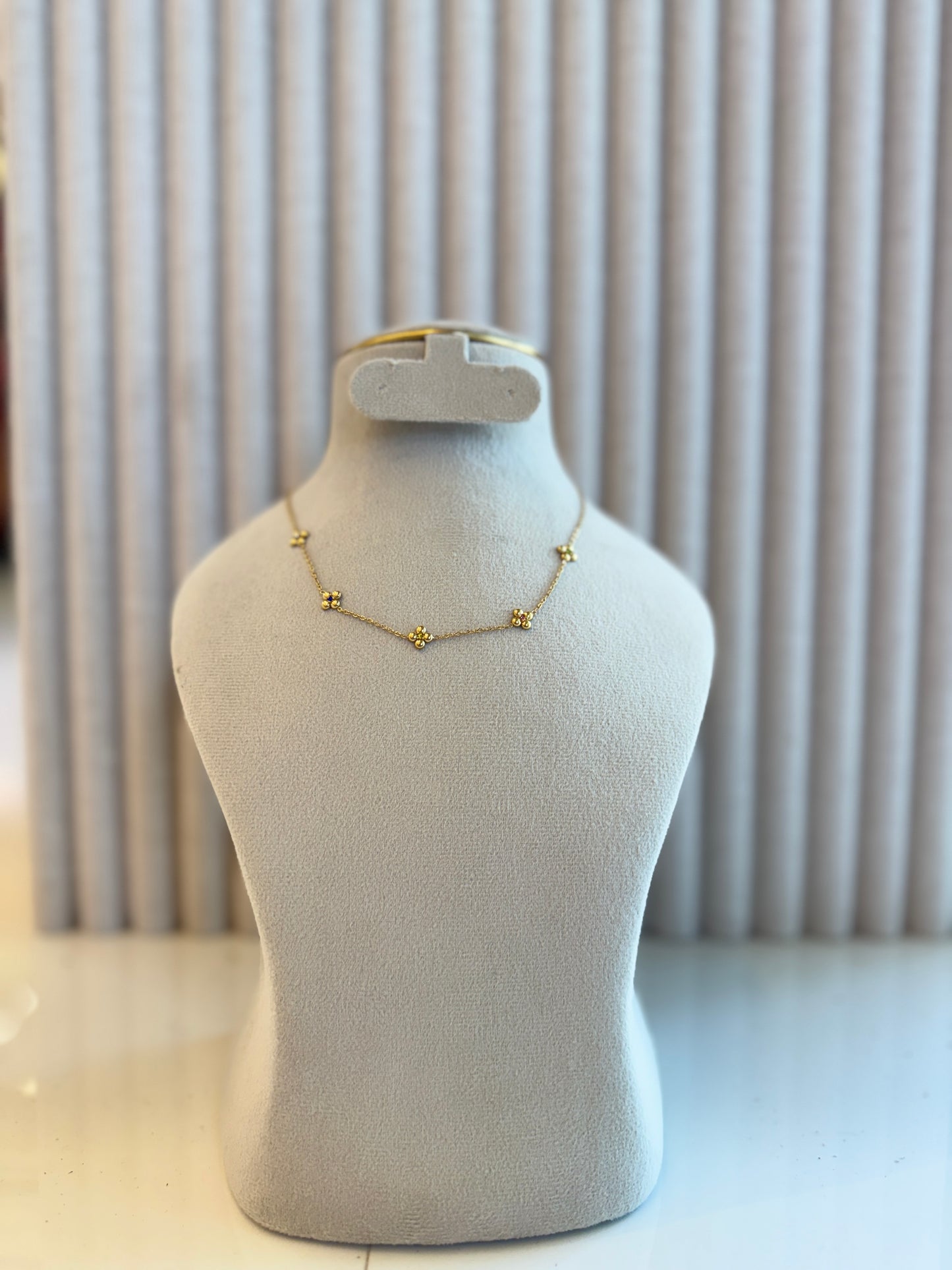 Flowers Gold Necklace