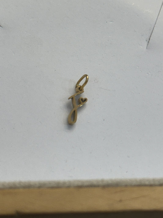 F letter charm