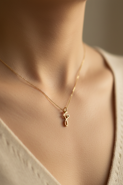 F letter charm