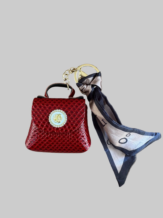 Lady Red Bag Charm/Keychain