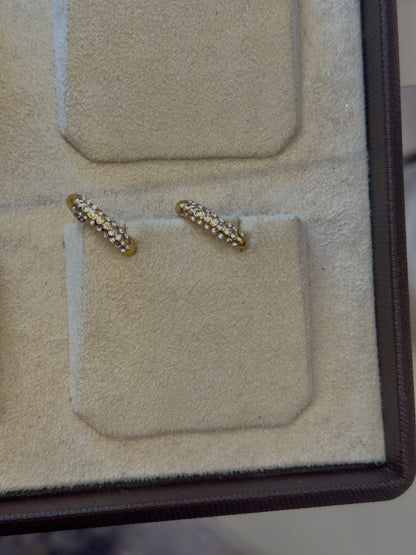Double side stone ring