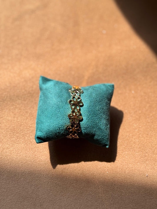 Baby size flower bangle