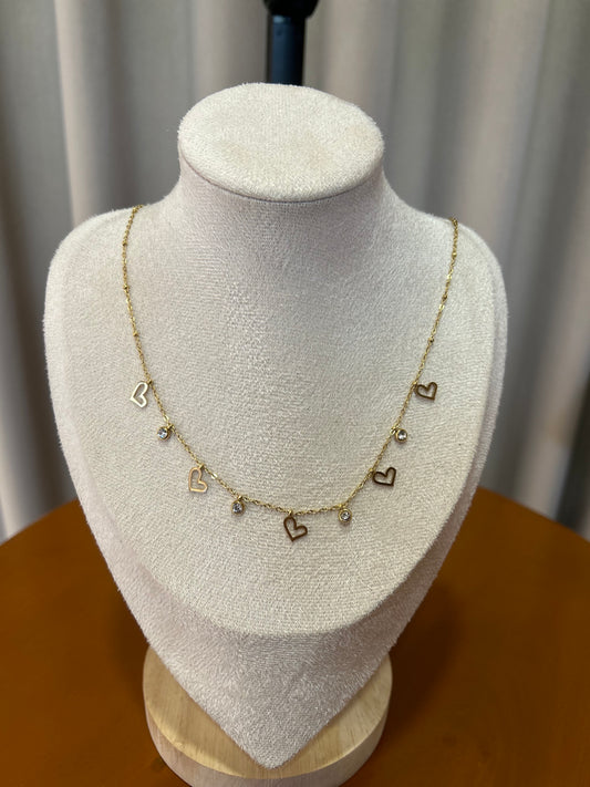 Love charm necklace