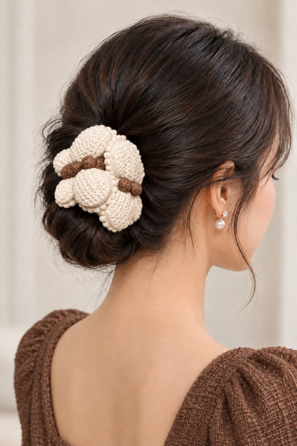 Butterfly hair bun