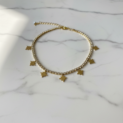 Star Tennis Bracelet – Gold