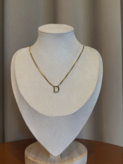 Alphabet chain necklace