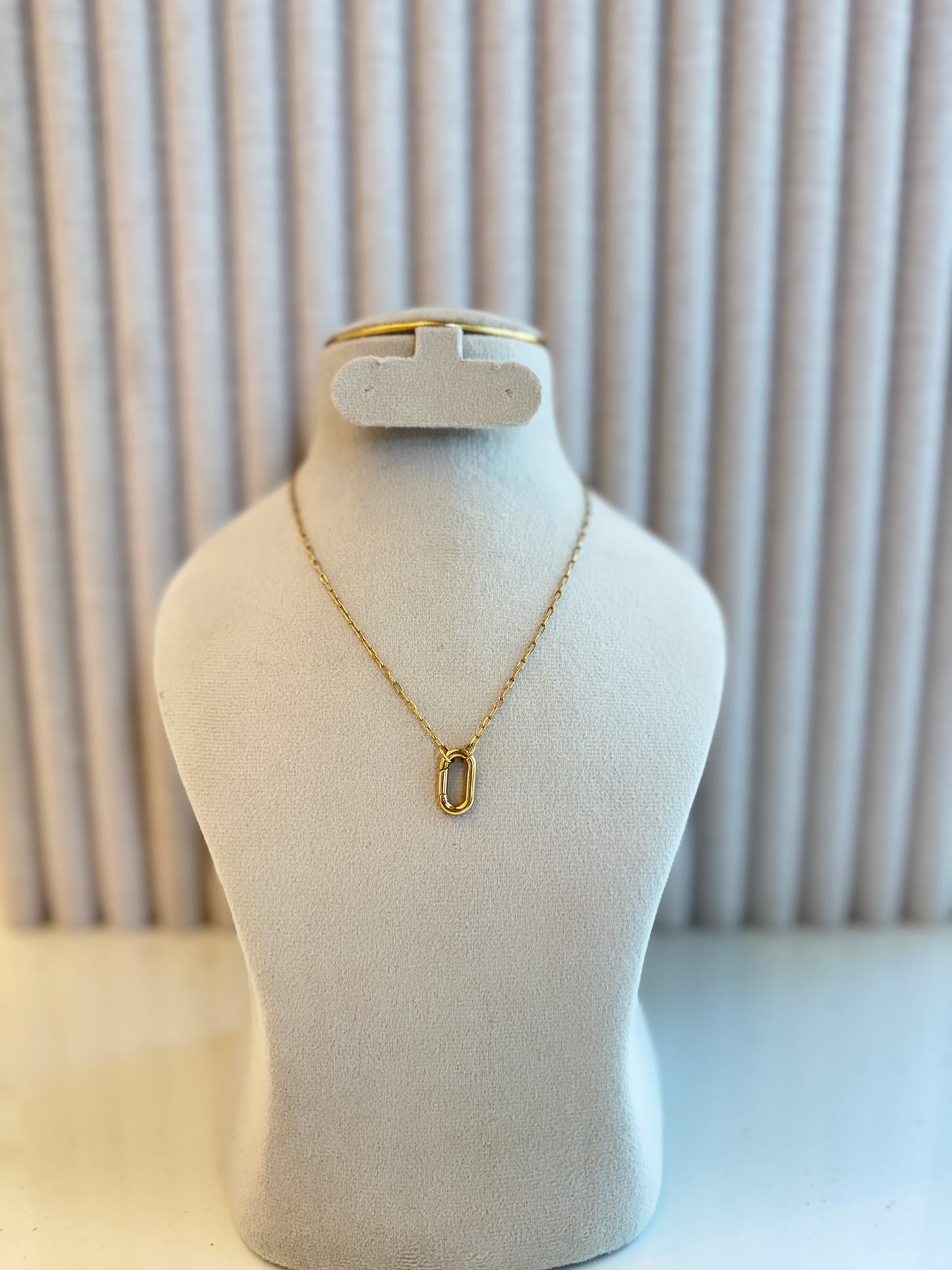 Oval charm Necklace