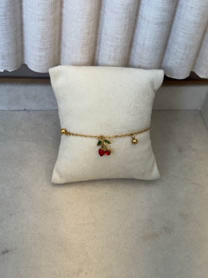 Cherry bracelet