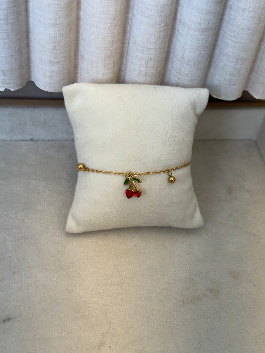Cherry bracelet
