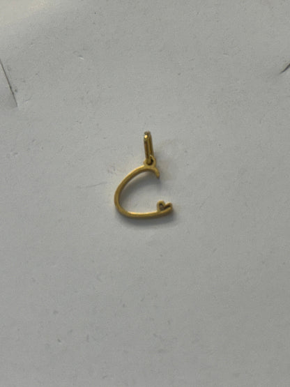 C letter charm