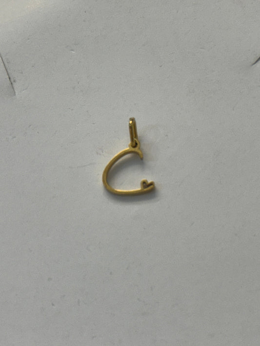 C letter charm