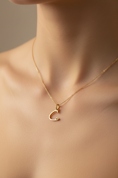 C letter charm
