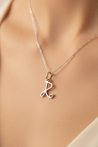 R letter charm
